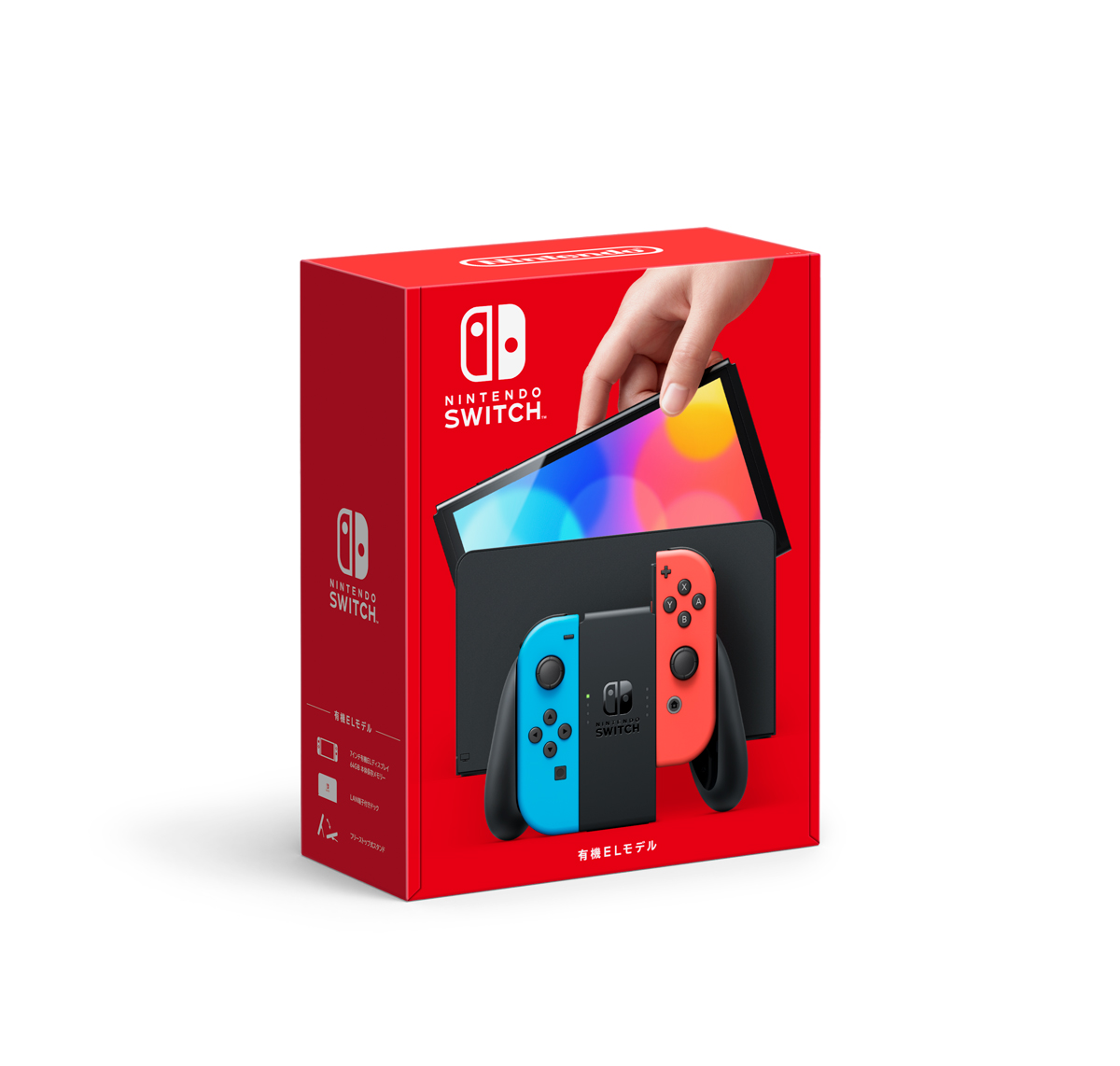 Nintendo Switch（有機ELモデル）ネオンブルー・ネオンレッド 10月8日 